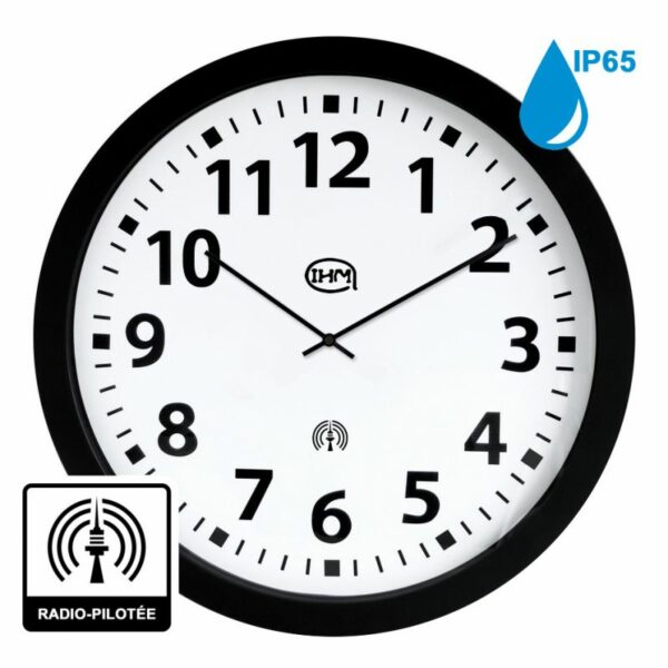 Horloge analogique Ø 60 cm - IP65 - visi: 40 m